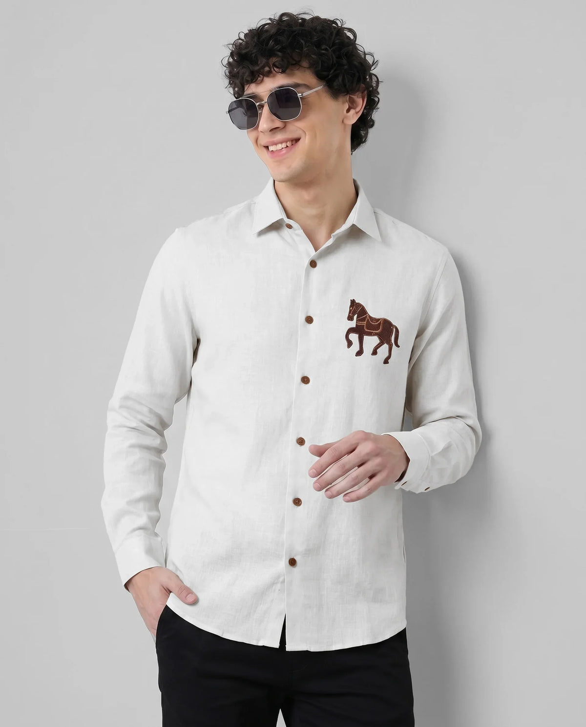 Royal Stallion Premium Embroidered Shirt