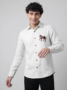 Royal Stallion Premium Embroidered Shirt