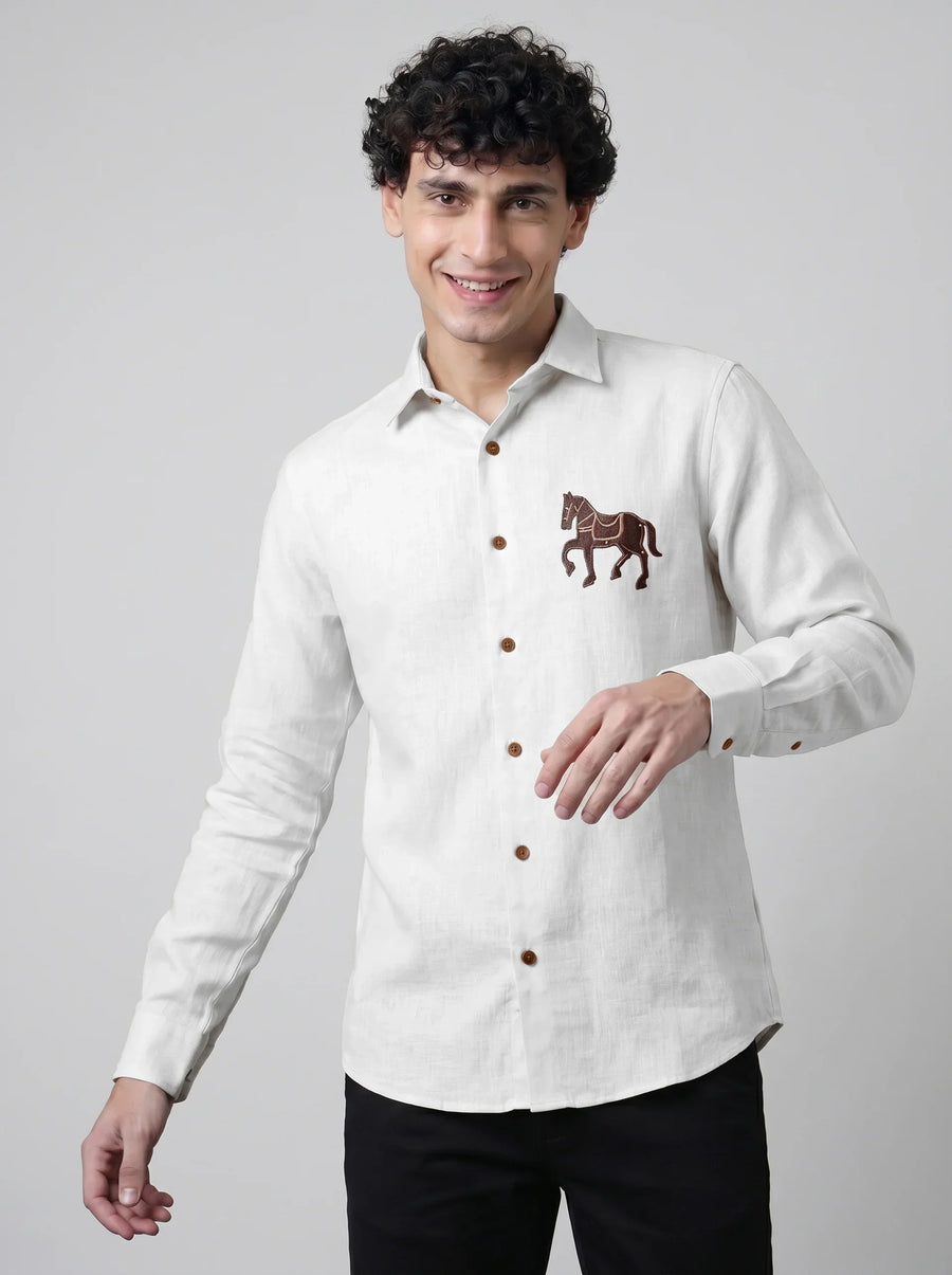 Royal Stallion Premium Embroidered Shirt