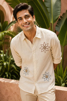 Sunflower Trio Linen Shirt