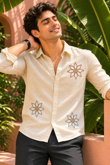 Sunflower Trio Linen Shirt