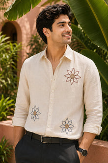 Sunflower Trio Linen Shirt