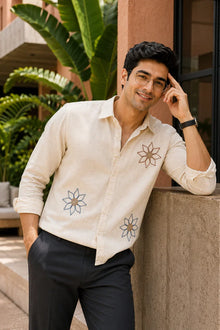 Sunflower Trio Linen Shirt