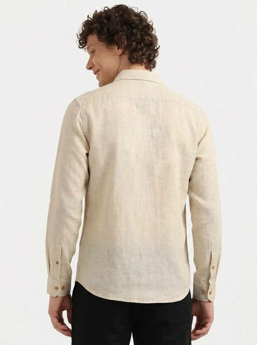 Ivory Stallion Premium Embroidered Shirt