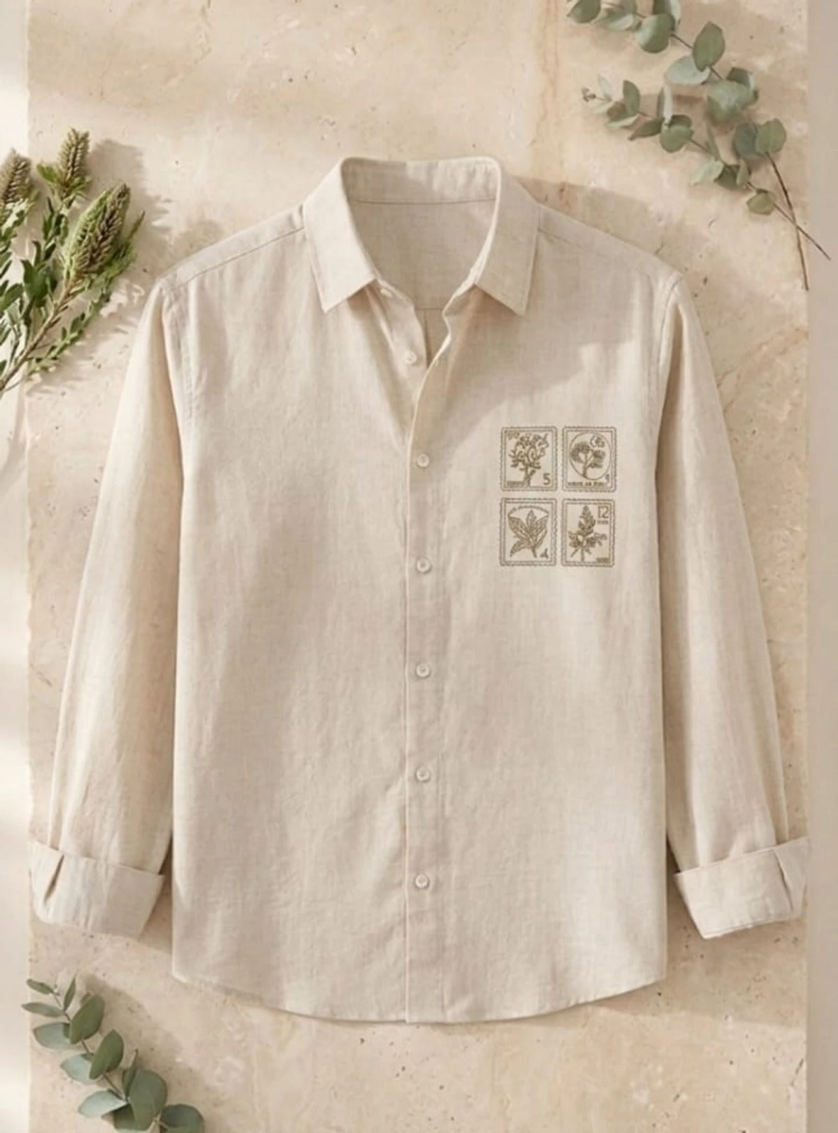 Herbarium Embroidered Shirt