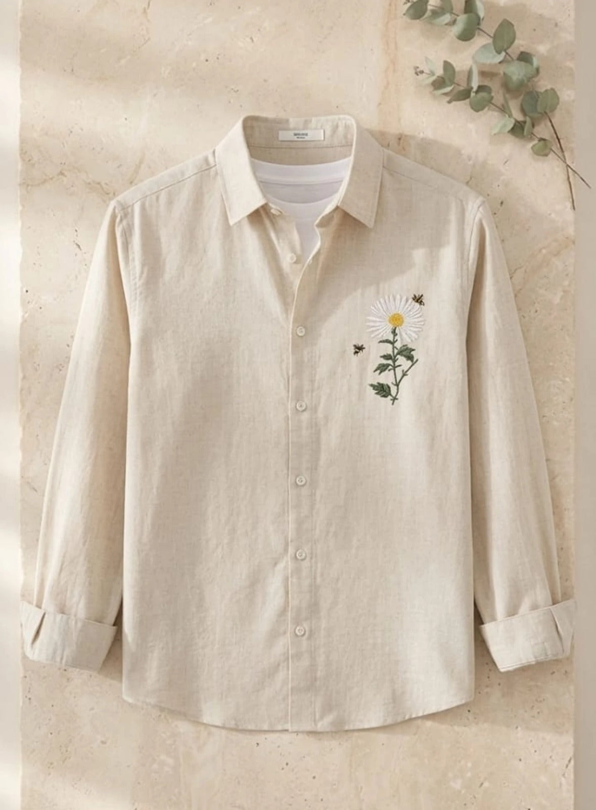 SUNFLOWER EMBROIDERY SHIRT