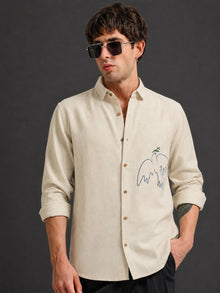 BIRD EMBROIDERY SHIRT